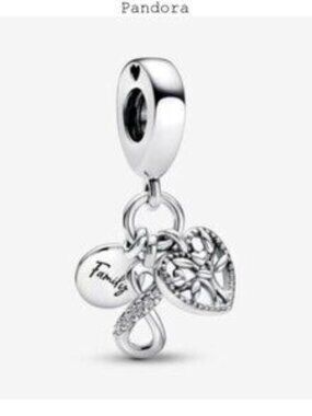 Pandora Family Infinity Triple Dangle Charm